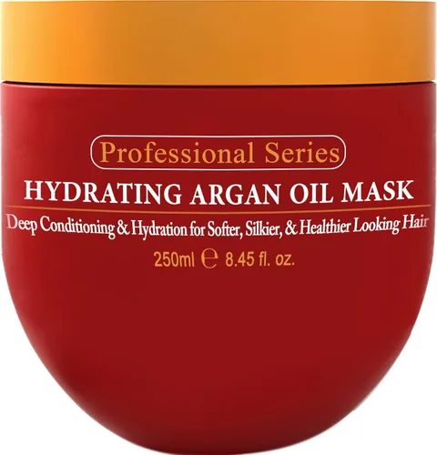 Miniatura 2 de Arvazallia Paquete de mascarilla y tratamiento de aceite de argán - Máscara hidratante de proteína con aceite de argán premium para reparación