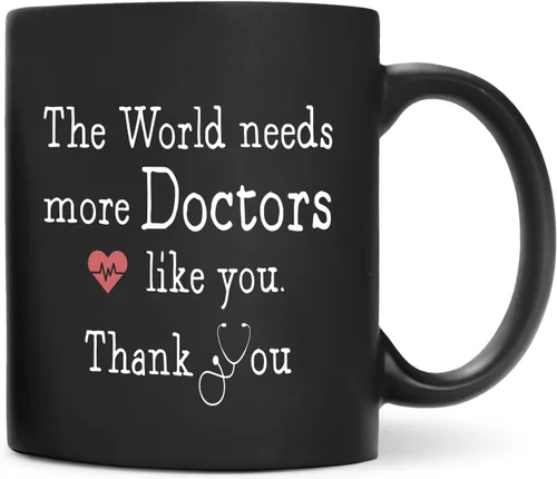 Miniatura 6 de QASHWEY Taza de Doctor, Tazas de Café de Regalos para Doctores, Regalos de Apreciación para Doctores, Regalo de Taza de Té para Doctores
