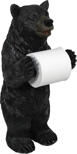 Miniatura 5 de Rivers Edge Products Novedoso soporte de papel higiénico montado en la pared, soporte de 1 rollo TP, accesorios de baño, decoración de baño