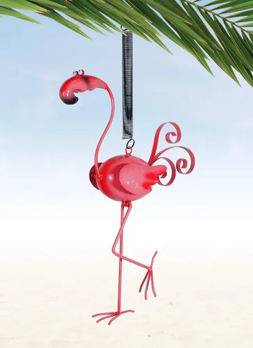 Miniatura 4 de Sunset Vista Design - Decoración de jardín animada, 18 pulgadas, flamenco