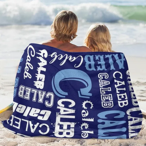 Miniatura 6 de Mantas personalizadas para bebés, niñas y niños, mantas personalizadas con nombre para niños, mantas personalizadas con nombre de regalo