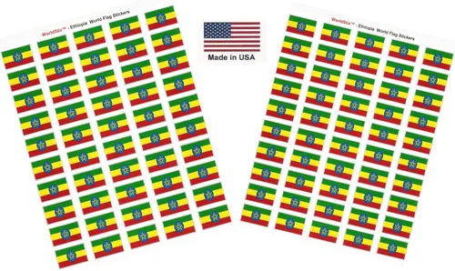Miniatura 137 de 100 calcomanías de la bandera de Alaska; 1.5" x 1" hechas en Estados Unidos, calcomanías autoadhesivas de la bandera del estado para álbumes