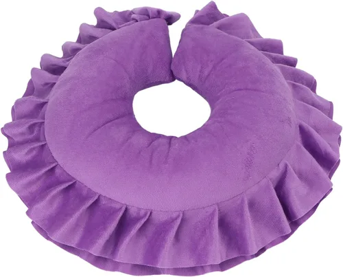 Miniatura 2 de Dioche Almohada de boca abajo, suave spa salón masaje cara, mesa de cama, almohada para el cuello de la cabeza, almohadilla de viaje para el cuello