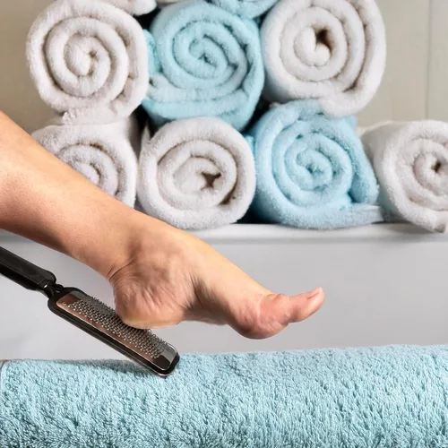 Miniatura 9 de Podología de mandíbulas lima de pies grande y removedor de callos para pies - Negro plateado Professional Stainless Steel Pedicure Foot Rasp for