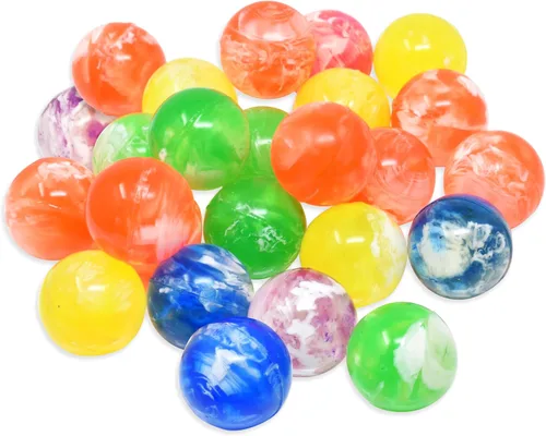 Miniatura 10 de Kiddie Play 25 Bouncy Balls for Kids Party Favors Bouncy Ball 27mm Superball Small Rubber Balls for Kids