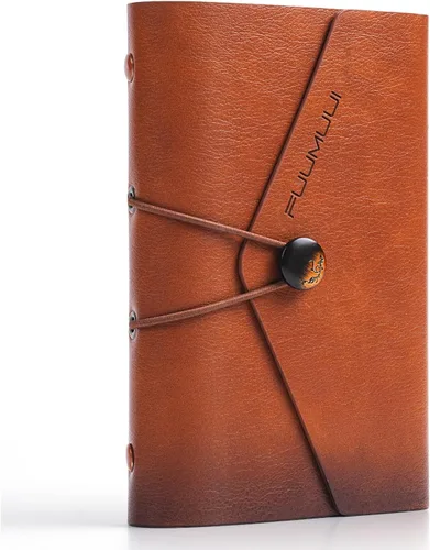 Fuumuui Cuaderno de bocetos de acuarela de tamaño de bolsillo, 100% algodón, diario de acuarela sin ácidos, papel de prensa fría de 140 libras, 20