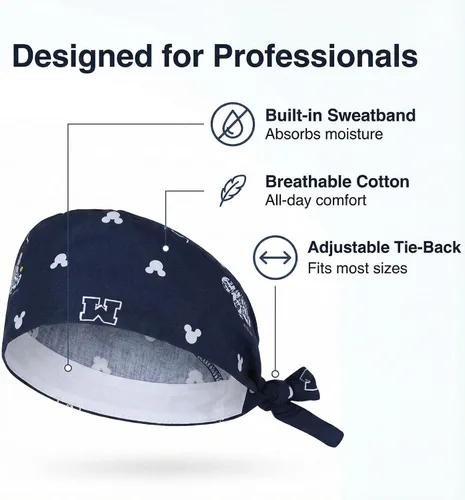 Miniatura 5 de Cute Printed Working Cap for WomenMen