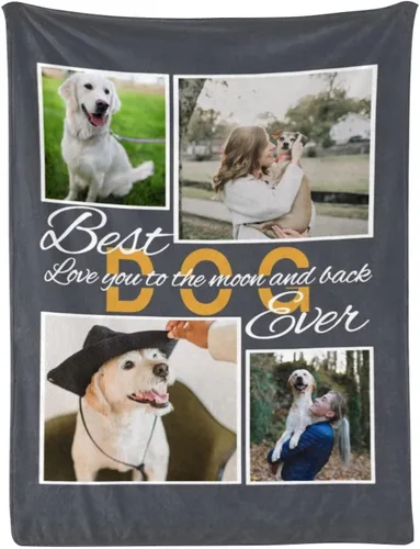 Miniatura 43 de Manta personalizada con fotos, mantas personalizadas con imagen para madre, padre, niños, hermana, amigos, parejas, cumpleaños, 1 foto, 30 x 40