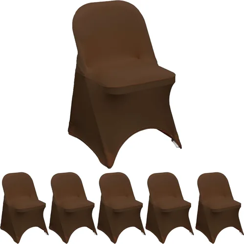 Miniatura 71 de YOUR CHAIR COVERS - Funda para silla plegable de elastano azul claro - Funda de cojín tapizada plegable elástica ajustable extraíble lavable