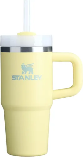 Miniatura 100 de Stanley Quencher H2.0 - Vaso de acero inoxidable con asa, pajilla y tapa FlowState giratoria de 3 posiciones; aislamiento térmico, sin BPA; apto