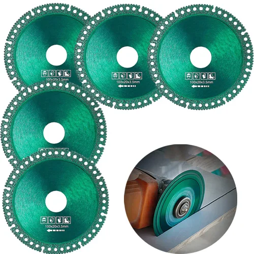 5 piezas de discos indestructibles para amoladora, Disco indestructible 2.0 - Corte todo en segundos, hoja de sierra de corte multifuncional 5pzas
