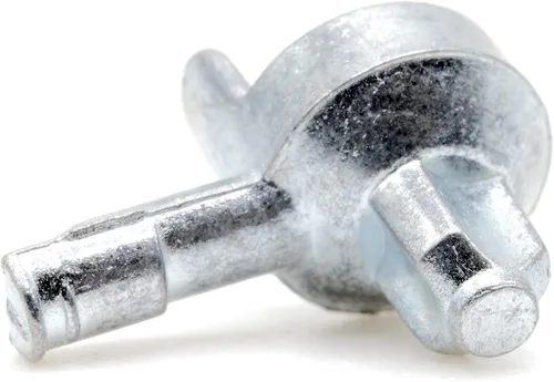 Miniatura 8 de ReplacementScrews 16 pines Billy para estantería/clavijas compatibles con IKEA Parte 131372 - Soportes de estante de aleación de zinc fundido a