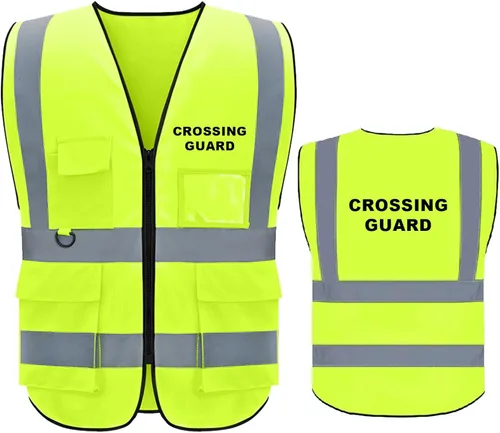 Miniatura 11 de BeautyWill Security Safety Vest High Visibility Reflective Ansi Class 2 Hi Vis Construction Workwear Safety Apperal