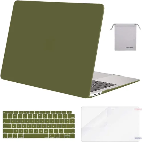Miniatura 20 de MOSISO - Funda rígida y de plástico compatible con MacBook Air de 13 pulgadas versión 2022, 2021-2018, A2337 M1 A2179 A1932; con cubierta