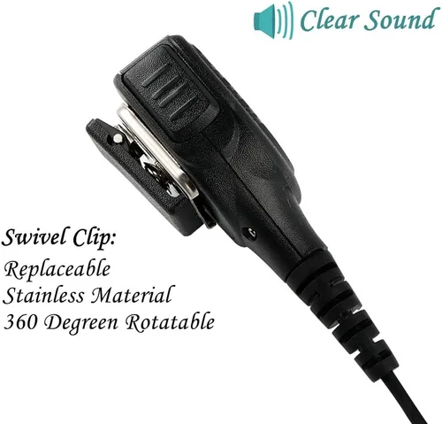 Miniatura 4 de Micrófono de altavoz para auricular Motorola Walkie Talkie CP200 GP2000 XU1100 PRO1150 MU12 (2 piezas)