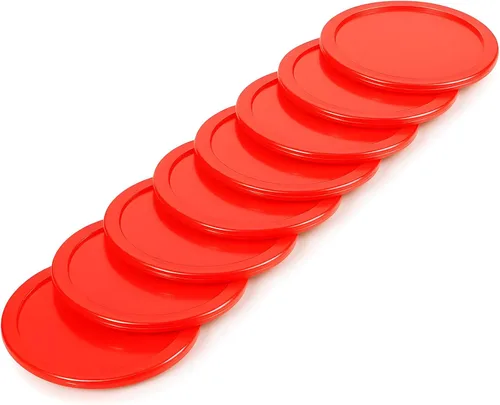 Miniatura 8 de 2.5 Inch Hockey Pucks, 8 Pcs Air Hockey Pucks Set Durable Puck for Air Hockeys Table