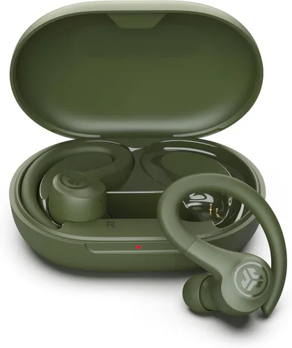 Miniatura 9 de JLab Go Sport+ - Auriculares inalámbricos de entrenamiento con llamadas claras C3, diseño deportivo de gancho seguro, tiempo de reproducción
