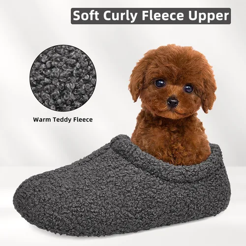 Miniatura 2 de ATHMILE Women's Men's House Slippers Bedroom House Shoes Indoor Fuzzy Memory Foam Fluffy Cozy Shoes Size 7 8 9 10 11 12 13 Gift Box