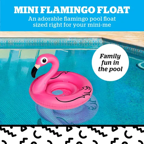 Miniatura 2 de Flotador de agua Pink Flamingo Lil - Flotador de piscina para bebés y niños de 1 a 3 años, para nadadores principiantes, fácil de inflar y duradero