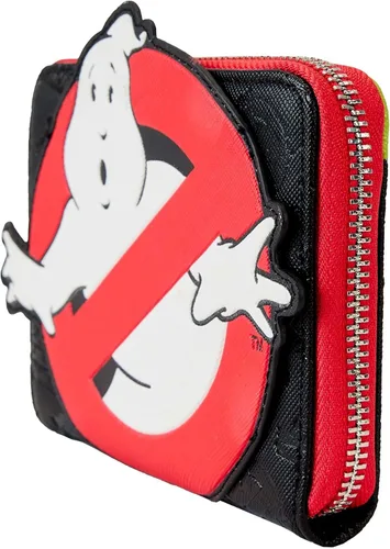 Miniatura 4 de Loungefly Cartera con cremallera y logotipo de los Cazafantasmas, Negro -, Cartera