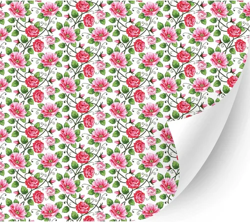 Miniatura 24 de HTV4U Vinilo de transferencia de calor con estampado floral (flor de acacia, 13.5 x 12 pulgadas), vinilo impreso para planchar, papel de prensa
