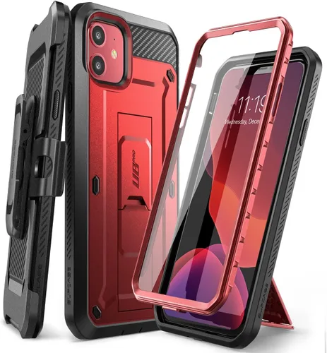 Miniatura 11 de SUPCASE Funda para iPhone 11 con protector de pantalla (Unicorn Beetle Pro), [soporte integrado y clip para cinturón] [protección de grado militar]