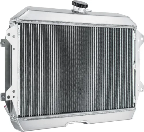 Miniatura 8 de Ventilador de aluminio de la cubierta del radiador de la raza de 4 filas para 1970-1975 Nissan Datsun 240Z 260Z L6