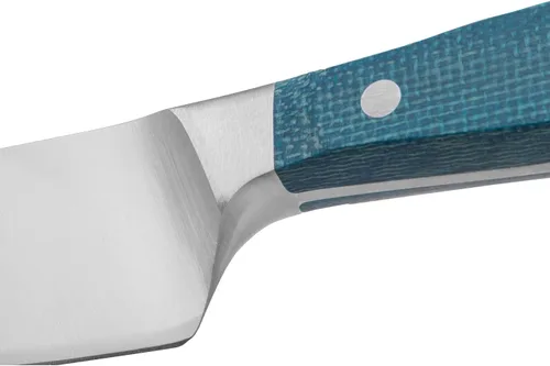 Miniatura 5 de Arcos Cuchillo de chef forjado de acero inoxidable tamaño 10 pulgadas. Mango profesional de micarta y borde especial de seda y hoja plateada 9.843