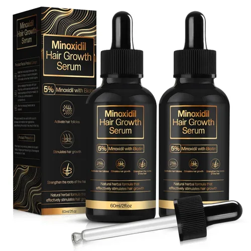 5% Minoxidil Hair Growth for Men and Women, Minoxidil Hair Growth Serum, Promotes Hair Growth, Strengthens Hair Follicles, Helps Prevent Hair Fall