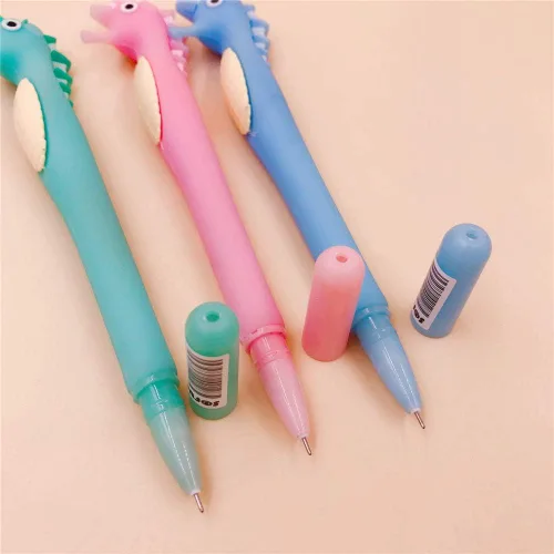 Miniatura 4 de 6 bolígrafos de gel de dibujos animados Anim Bear Giraffe para escritura escolar, suministros de oficina, regalo de papelería para niños (2128)