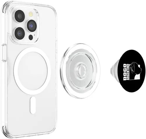 Miniatura 4 de Funny proud Dogo Argentino profile dog mom dog PopSockets MagSafe PopGrip for iPhone