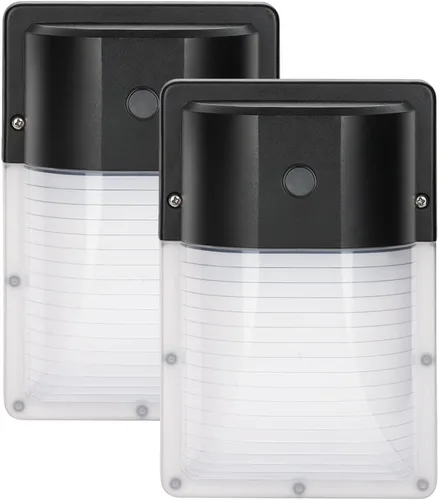 kadision Mini paquete de pared LED con fotocélula del atardecer al amanecer, 13 W, 5000 K, 1430 lm (equivalente incandescente de 100 W), accesorio