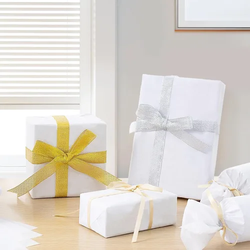 Miniatura 4 de Simetufy Papel de seda blanco para bolsas de regalo, 270 hojas de 20 x 20 pulgadas, papel de regalo blanco para embalaje, papel de seda de regalo a