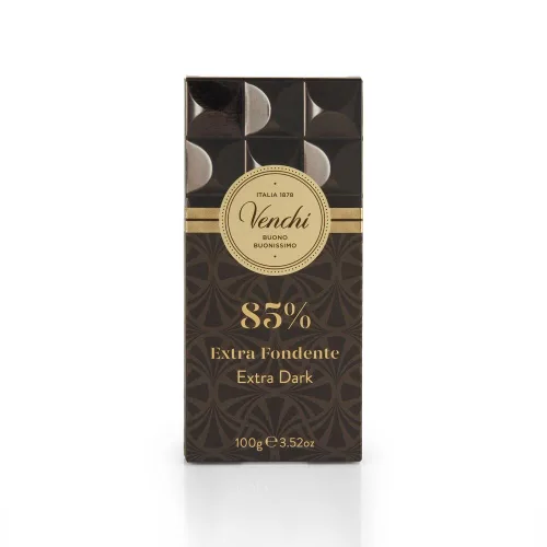 Miniatura 3 de Venchi - 85% Barra de chocolate extra oscuro, 3.52 onzas - Mezclas de cacao fino - Sin gluten - Vegano (paquete de 2)