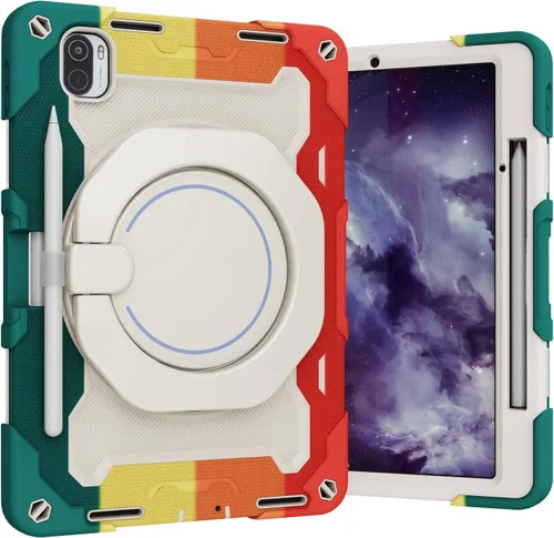 Miniatura 16 de Funda para Xiaomi Pad 5 de 11.0 pulgadas, PC + silicona de 3 capas Combo Armor Heavy Duty Cubierta a prueba de golpes para Xiaomi Pad 5 Pro 5G