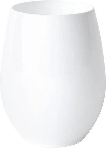 Miniatura 15 de PLASTICPRO Paquete de 12 copas de vino de plástico azules con borde dorado, sin tallo, desechables, de 12 onzas, sin BPA, inastillables, copas