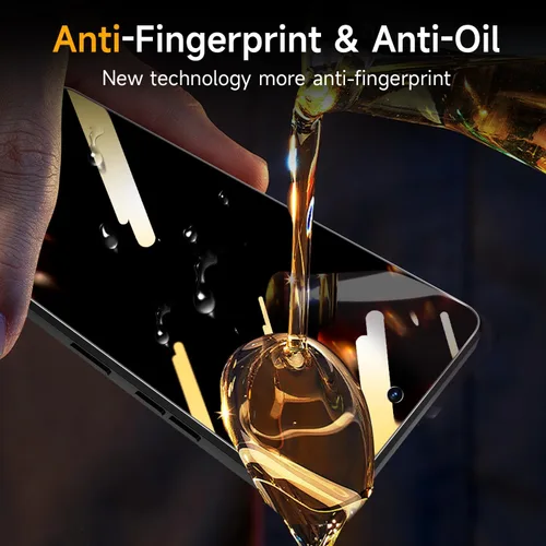Miniatura 6 de Paquete de 2 protectores de pantalla de privacidad para Motorola Moto G Stylus 5G 2024, película privada de vidrio templado, compatible con fundas