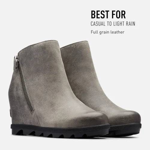 Miniatura 2 de SOREL Joan of Arctic Wedge III - Botas de cuña de cuero impermeables para mujer