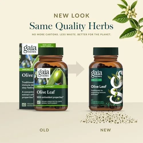 Miniatura 6 de Gaia Herbs Olive Leaf - Apoyo tradicional para la salud inmunológica, suplemento para el sistema inmunológico con extracto de hoja de oliva