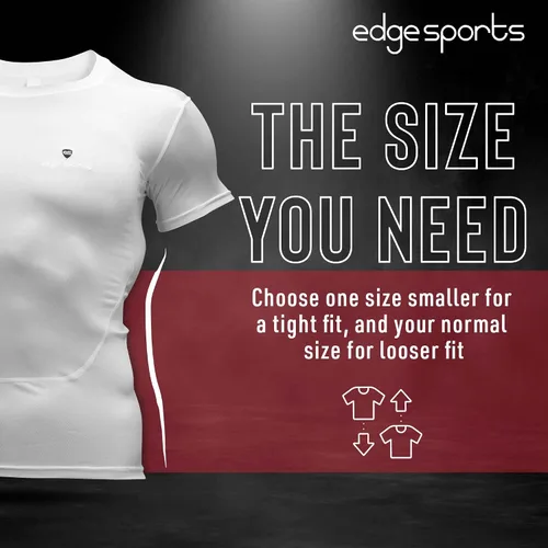 Miniatura 6 de Camiseta de compresión para hombre Camiseta de entrenamiento de manga corta Camiseta deportiva transpirable de secado fresco para deportes, yoga
