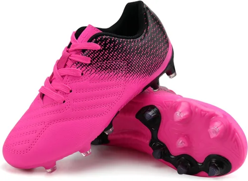 Miniatura 3 de Brooman - Zapatos deportivos con tacos para niños y niñas, zapatos de fútbol para usar al aire libre