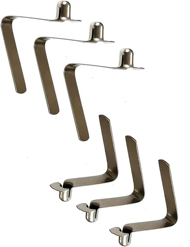 Miniatura 11 de UP100 50 clips de un solo botón de 0.118 in, 0.157 in, 0.197 in, 0.236 in, 0.276 in, 0.315 in, 0.354 in, clip de resorte a presión, clips de resorte