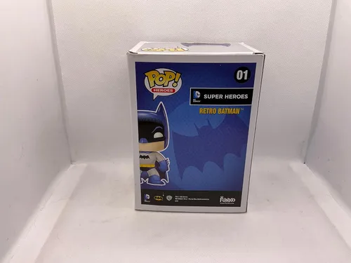 Miniatura 2 de Retro Batman 1950s Comic Pop Super Heroes Figura de vinilo exclusiva