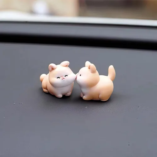 Miniatura 16 de Estatuas de Príncipe con Rosa para Decoraciones de Tablero de Automóvil, Accesorios de Decoración Interior del Tablero, Espejos Retrovisores