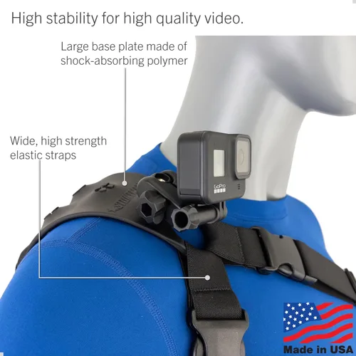 Miniatura 2 de STUNTMAN 360 - Soporte de hombro para GoPro y otras cámaras de acción