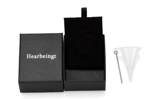 Miniatura 7 de Hearbeingt Collares de urna de lágrima para cenizas, medallón conmemorativo de cenizas del árbol de la vida, joyería de cremación, colgante