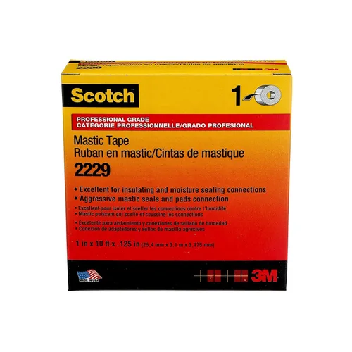 Miniatura 3 de Cinta adhesiva de mastique Scotch Seal 2229, 1 pulgada de ancho, 10 pies de largo, 1