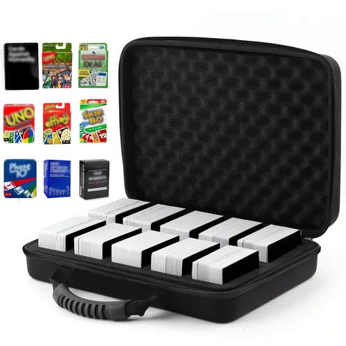 Miniatura 5 de 1200-2200 Card Game Case for Cards Against Humanity Game,Collectible Trading Card Storage Holder Compatible for Pokemon Cards, Sports Card and