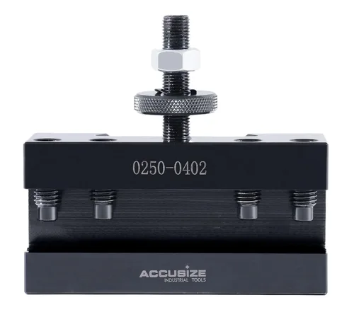 Accusize Industrial Tools - Portaherramienta de cambio rápido para taladrado, torneado y rectificado, capacidad máxima de 1 pulgada, estilo No 2,