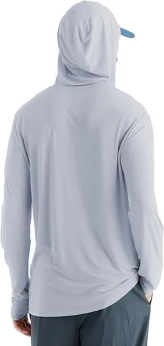 Miniatura 24 de Free Fly Sudadera ligera con capucha para hombre, con protección solar UPF 20+ para hombre, transpirable, manga larga, para pesca